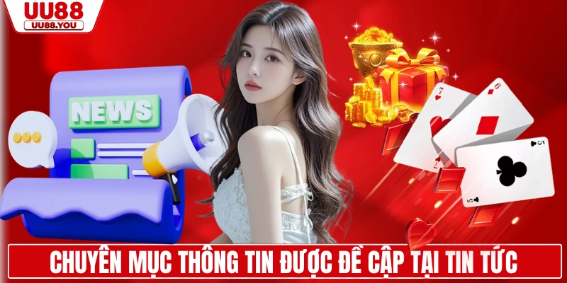 Chuyên mục thông tin được đề cập tại tin tức