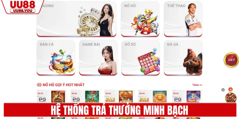 Hệ thống trả thưởng minh bạch