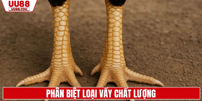 Phân biệt loại vẩy chất lượng