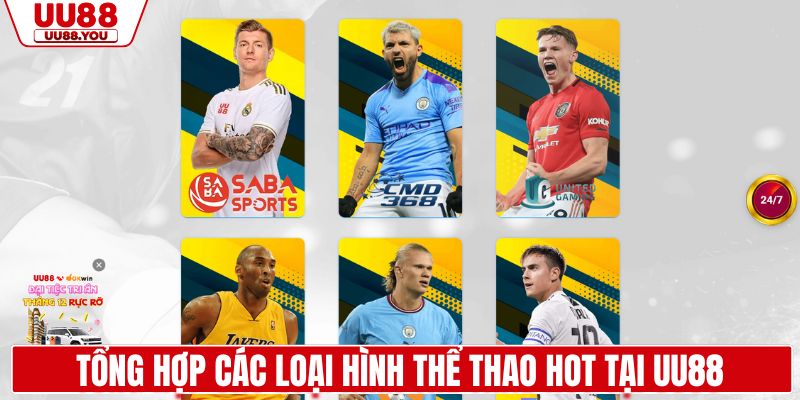 Tổng hợp các loại hình thể thao hot tại UU88